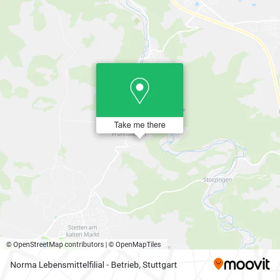 Карта Norma Lebensmittelfilial - Betrieb