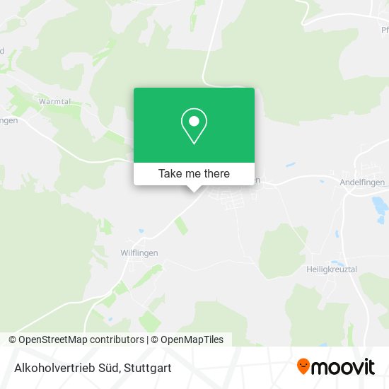 Карта Alkoholvertrieb Süd