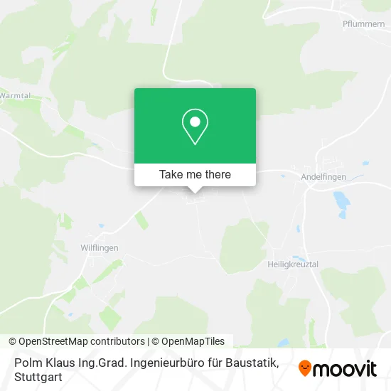 Карта Polm Klaus Ing.Grad. Ingenieurbüro für Baustatik