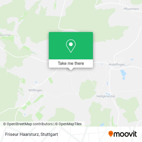 Карта Friseur Haarsturz