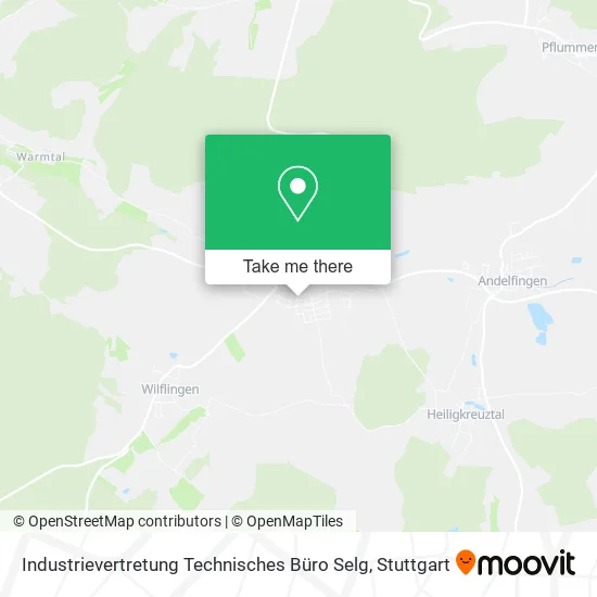 Карта Industrievertretung Technisches Büro Selg
