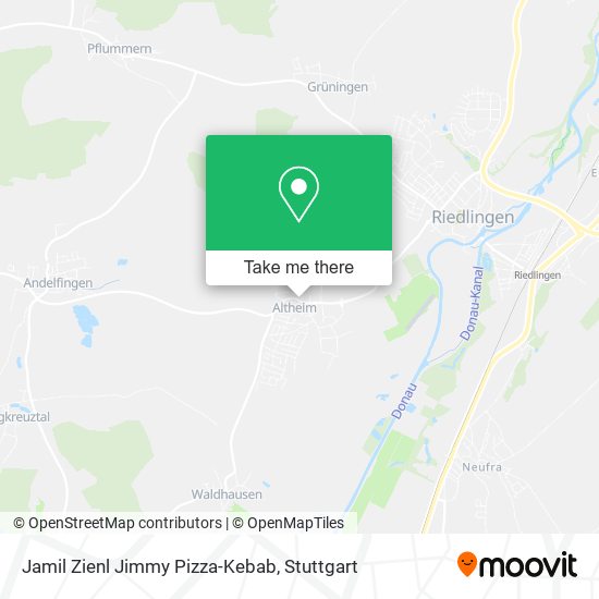Jamil Zienl Jimmy Pizza-Kebab map