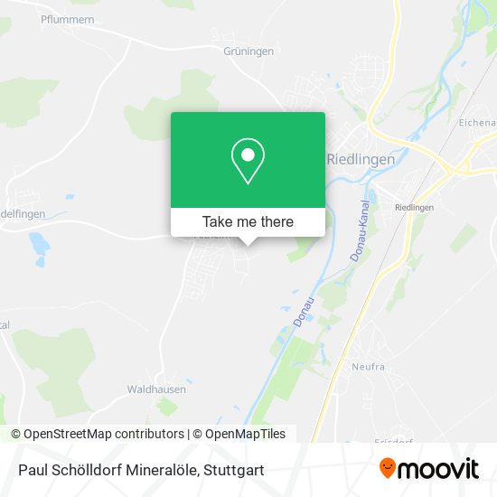 Paul Schölldorf Mineralöle map