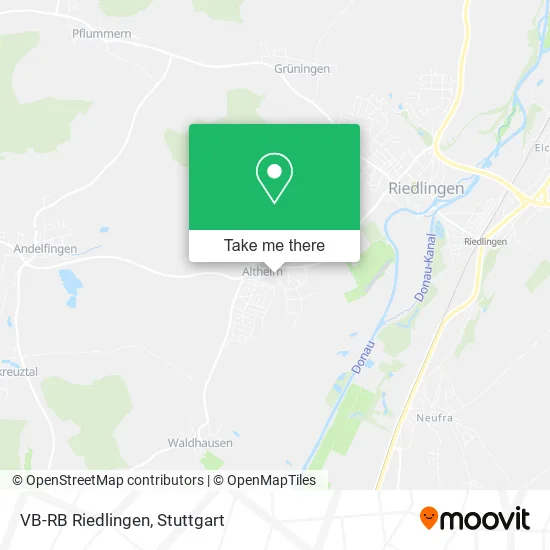 Карта VB-RB Riedlingen