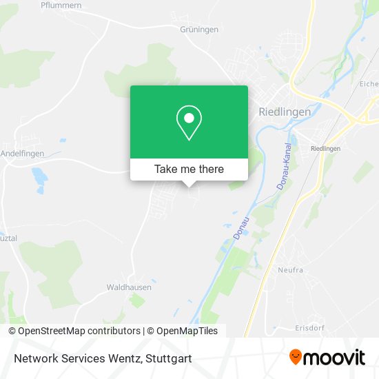 Network Services Wentz map