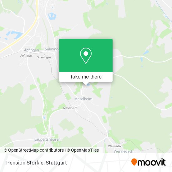 Pension Störkle map