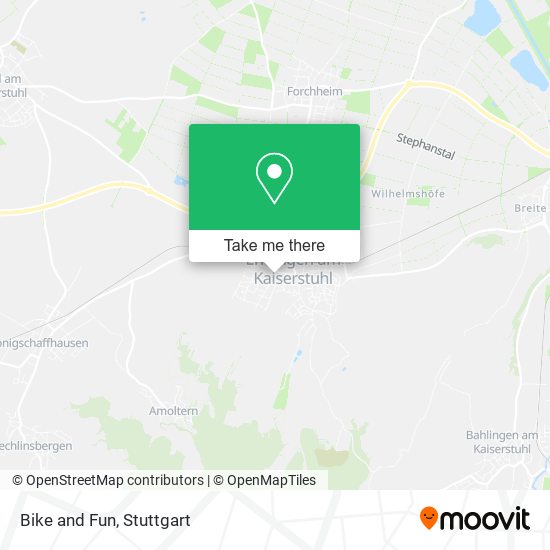 Bike and Fun map