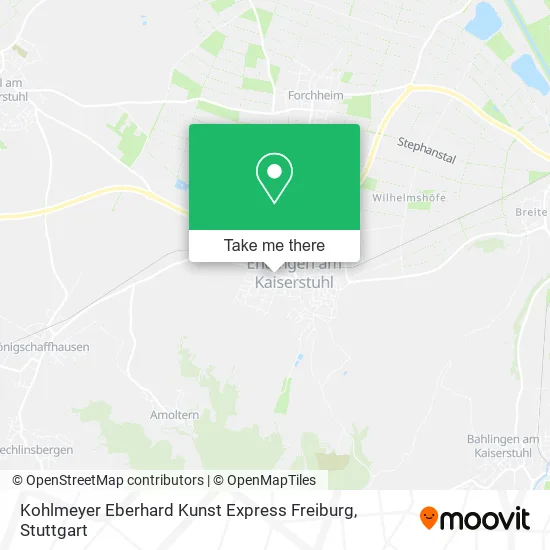 Карта Kohlmeyer Eberhard Kunst Express Freiburg