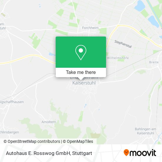 Autohaus E. Rosswog GmbH map