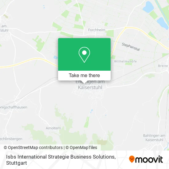 Карта Isbs International Strategie Business Solutions