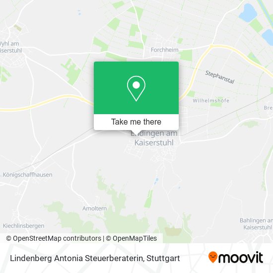 Lindenberg Antonia Steuerberaterin map