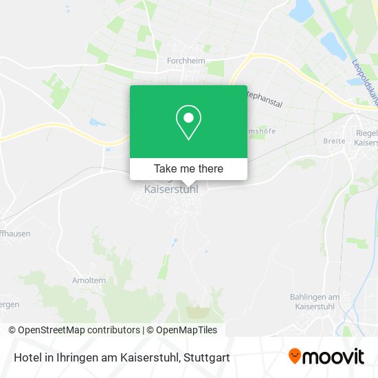 Карта Hotel in Ihringen am Kaiserstuhl