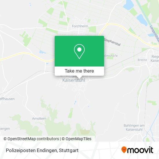 Карта Polizeiposten Endingen