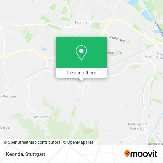 Карта Keonda
