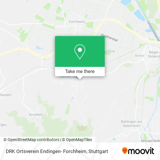 Карта DRK Ortsverein Endingen- Forchheim