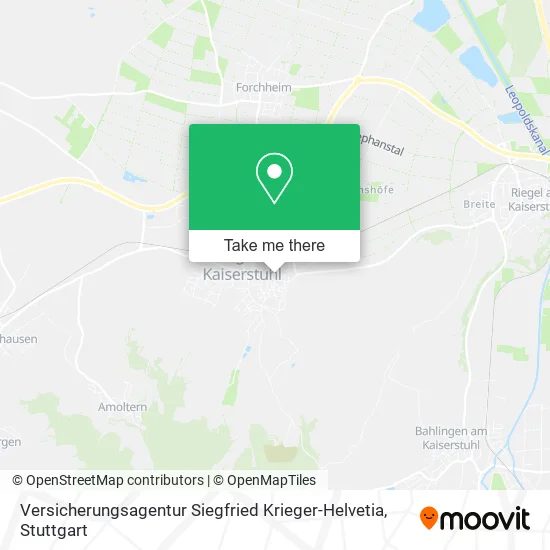 Карта Versicherungsagentur Siegfried Krieger-Helvetia