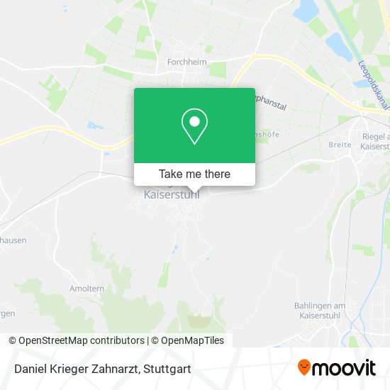 Daniel Krieger Zahnarzt map