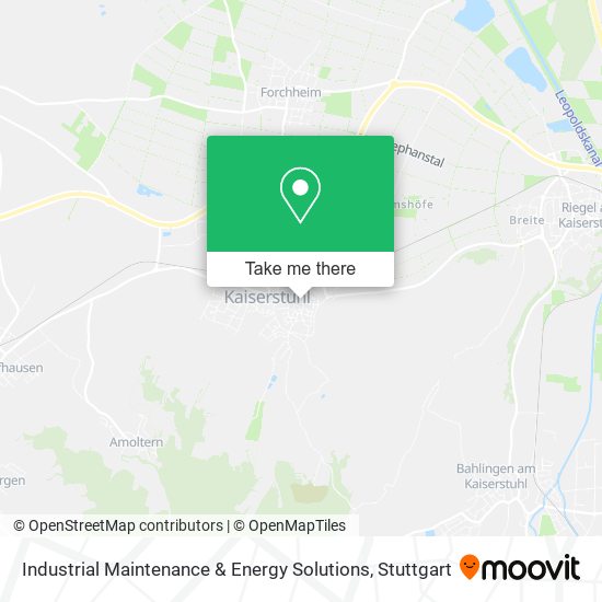 Industrial Maintenance & Energy Solutions map