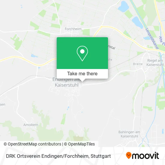 Карта DRK Ortsverein Endingen / Forchheim