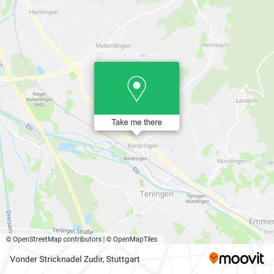 Vonder Stricknadel Zudir map