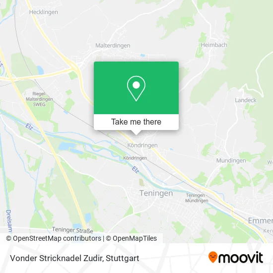 Карта Vonder Stricknadel Zudir