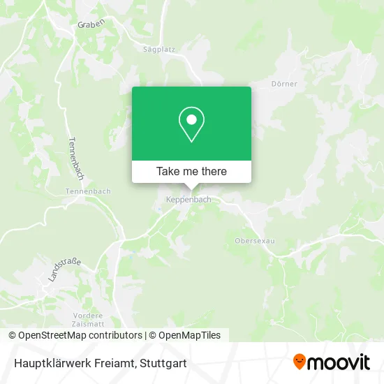 Карта Hauptklärwerk Freiamt