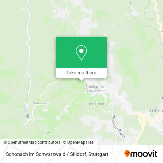 Карта Schonach im Schwarzwald / Skidorf