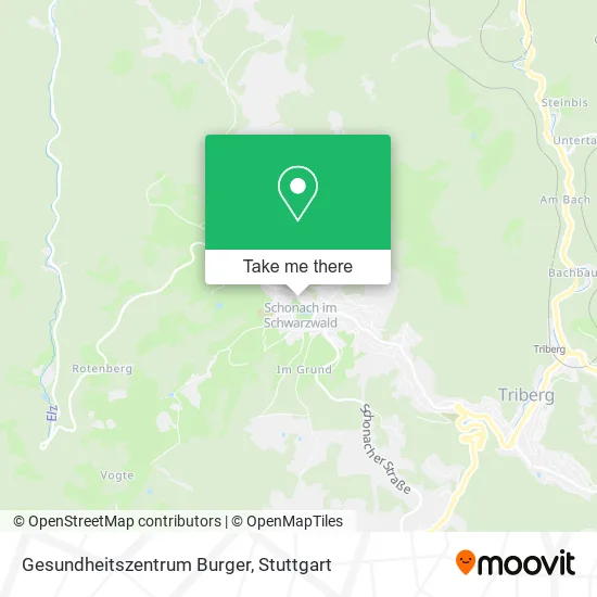 Карта Gesundheitszentrum Burger