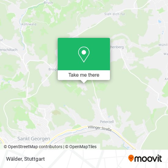 Карта Wälder