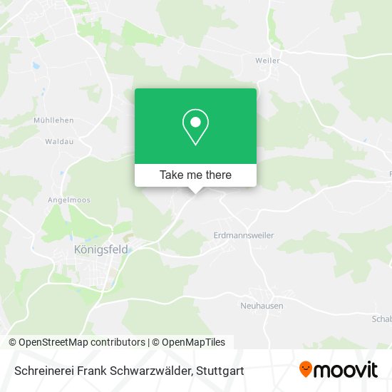 Schreinerei Frank Schwarzwälder map