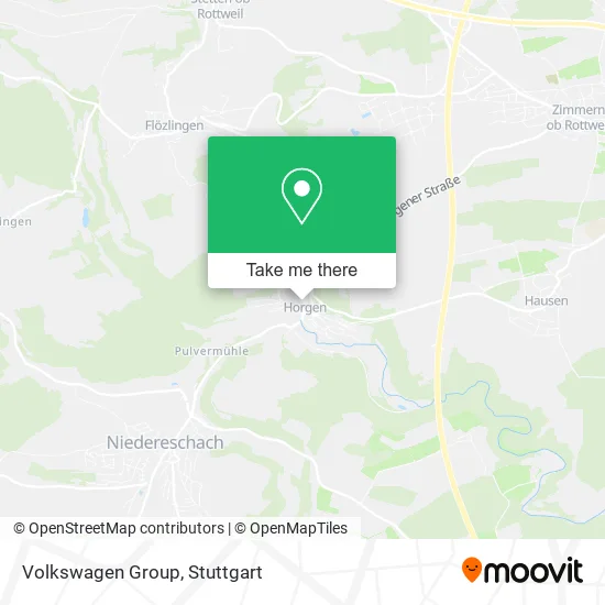 Карта Volkswagen Group