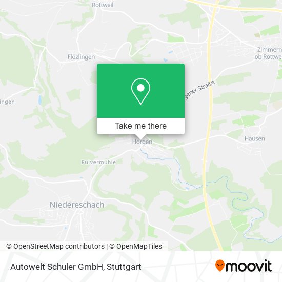 Autowelt Schuler GmbH map