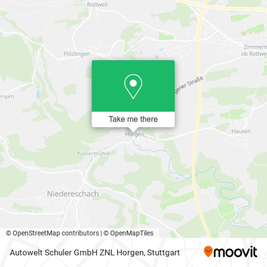 Autowelt Schuler GmbH ZNL Horgen map