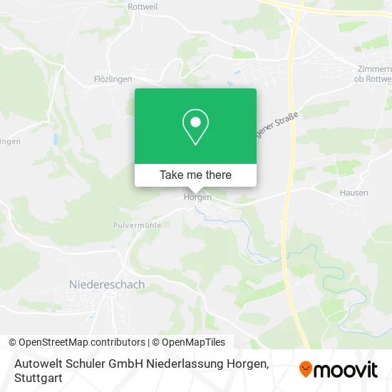 Карта Autowelt Schuler GmbH Niederlassung Horgen