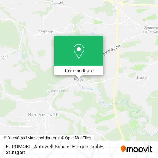 Карта EUROMOBIL Autowelt Schuler Horgen GmbH