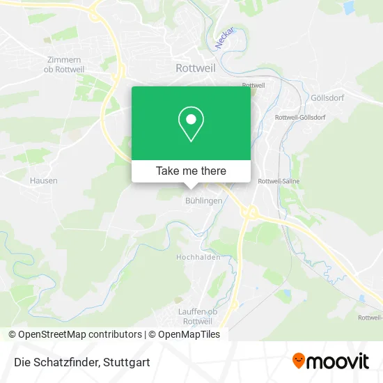 Карта Die Schatzfinder