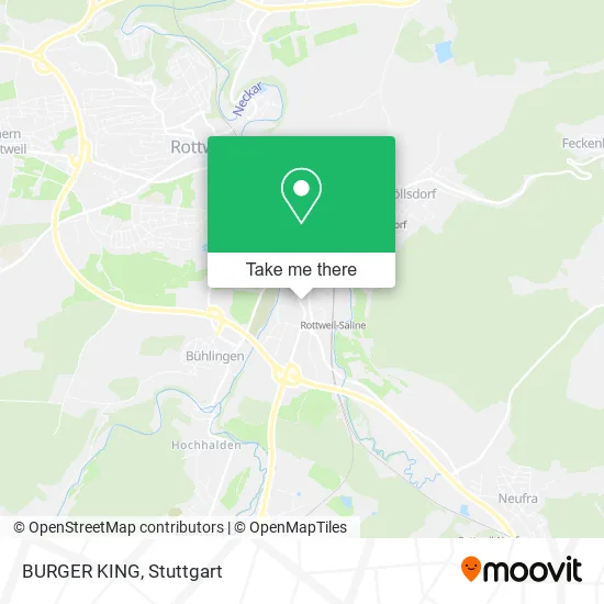 Карта BURGER KING
