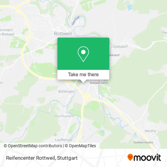 Карта Reifencenter Rottweil