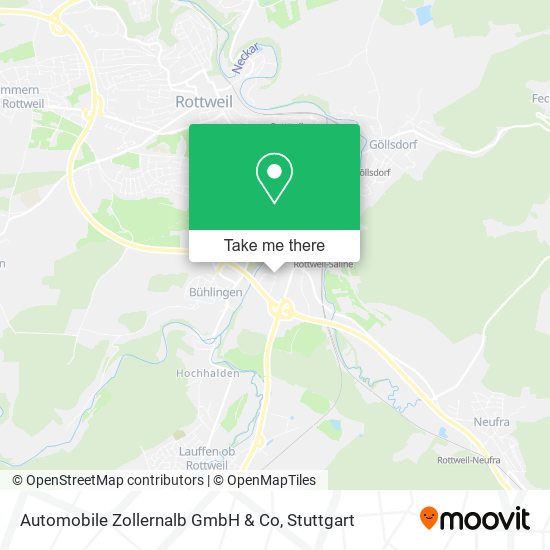 Automobile Zollernalb GmbH & Co map