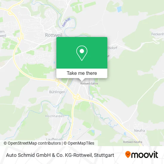 Карта Auto Schmid GmbH & Co. KG-Rottweil