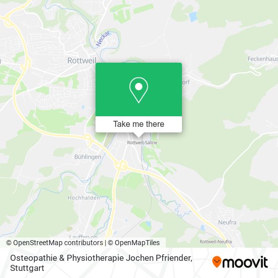 Osteopathie & Physiotherapie Jochen Pfriender map