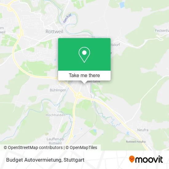 Карта Budget Autovermietung