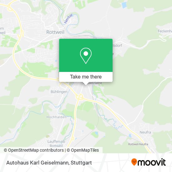 Autohaus Karl Geiselmann map