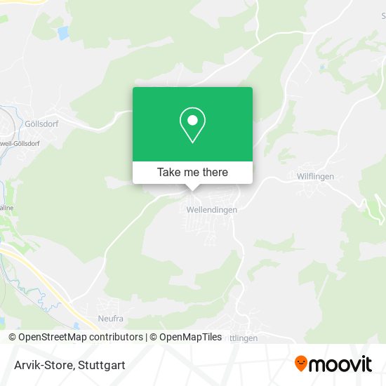 Arvik-Store map