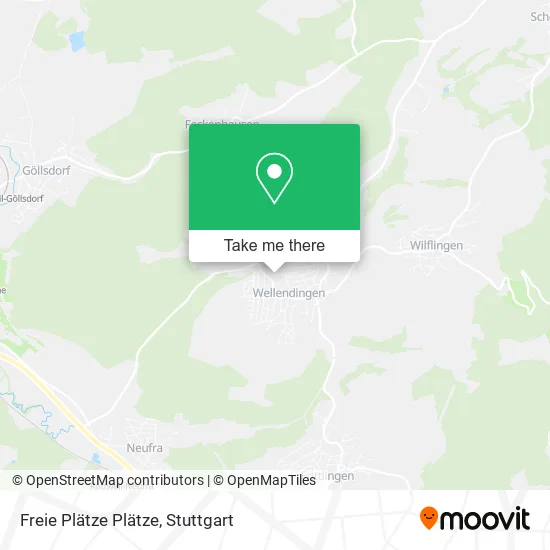 Карта Freie Plätze Plätze