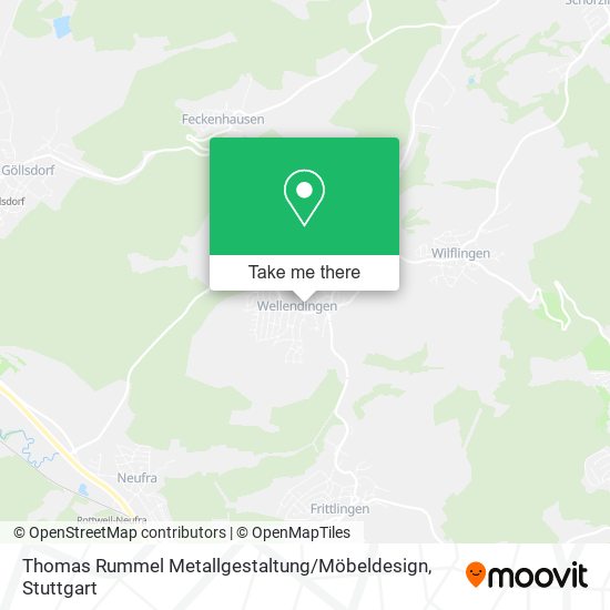 Карта Thomas Rummel Metallgestaltung / Möbeldesign