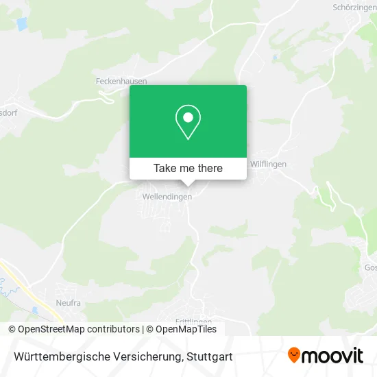 Карта Württembergische Versicherung