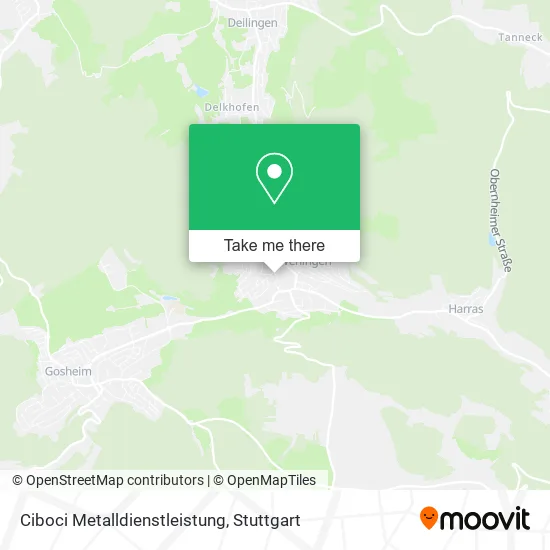 Карта Ciboci Metalldienstleistung