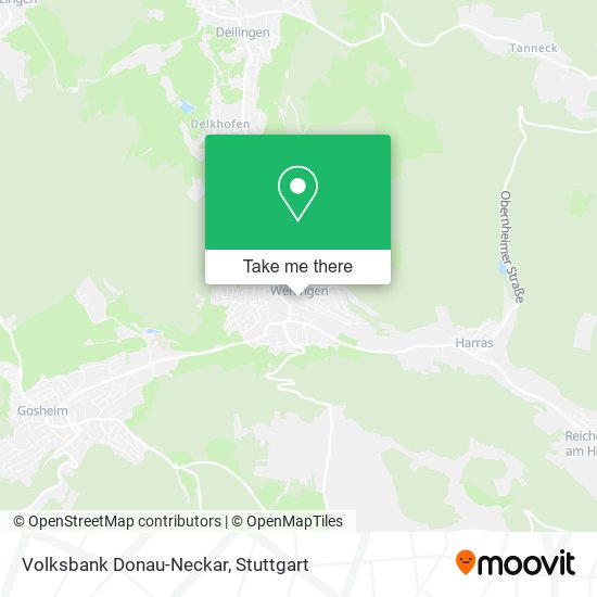 Volksbank Donau-Neckar map