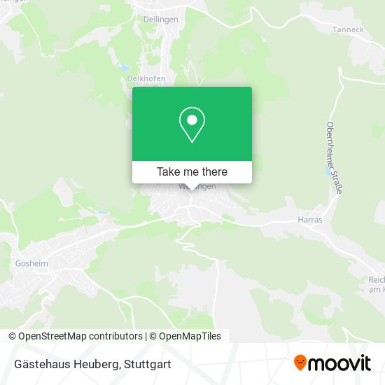 Gästehaus Heuberg map